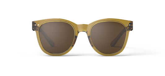 IZIPIZI #N Sunglasses - Golden Green / Brown