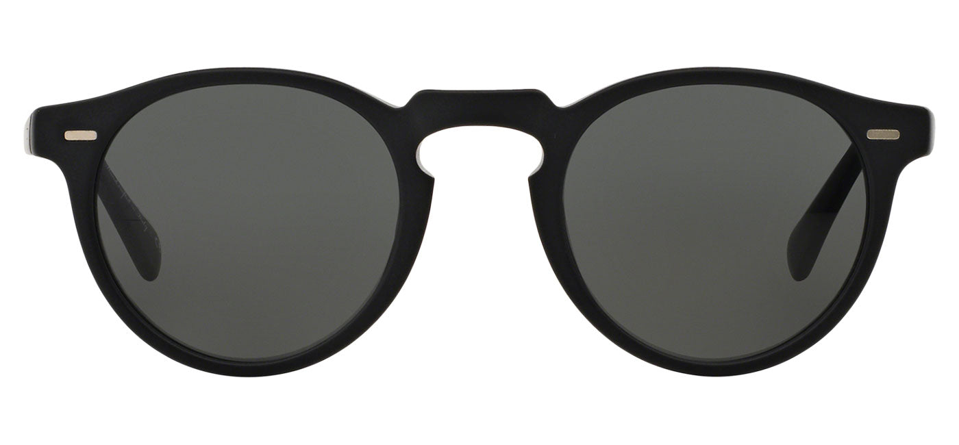 Oliver Peoples OV5217S Gregory Peck Sunglasses - Semi Matte Black / Midnight Express Polarised