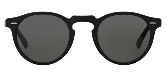 Oliver Peoples OV5217S Gregory Peck Sunglasses - Semi Matte Black / Midnight Express Polarised