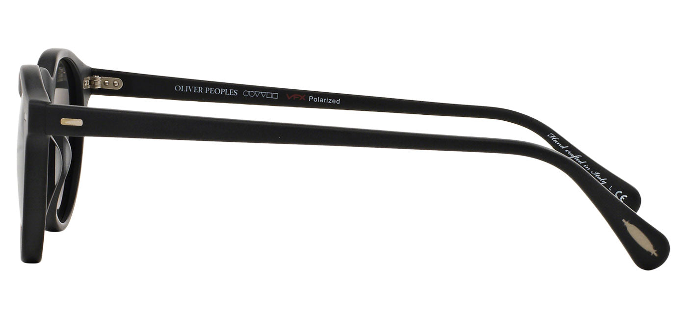 Oliver Peoples OV5217S Gregory Peck Sunglasses - Semi Matte Black / Midnight Express Polarised