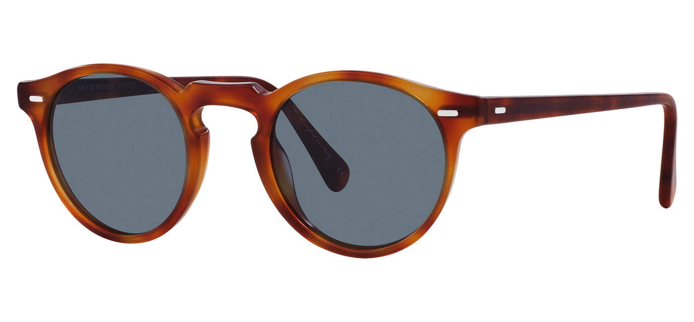 Oliver Peoples OV5217S Gregory Peck Sunglasses - Semi Matte LBR / Indigo Photochromic
