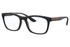 Prada Linea Rossa PS 02NV Glasses - Black Rubber