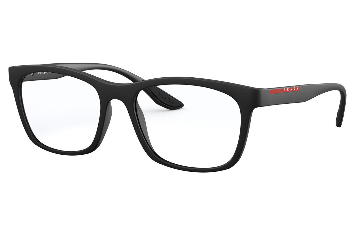 Prada Linea Rossa PS 02NV Glasses - Black Rubber