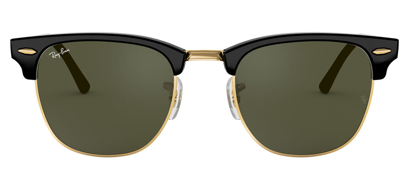 Ray-Ban RB3016 Clubmaster Sunglasses - Black / Green