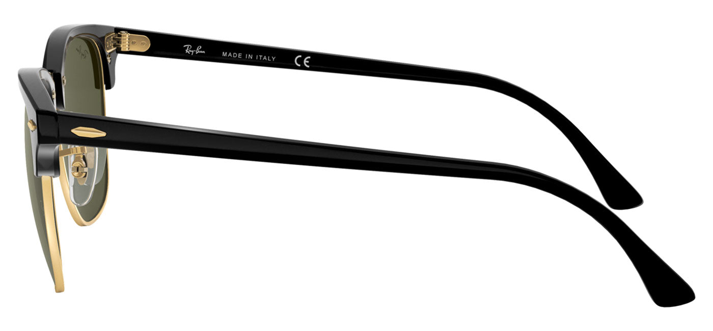 Ray-Ban RB3016 Clubmaster Sunglasses - Black / Green