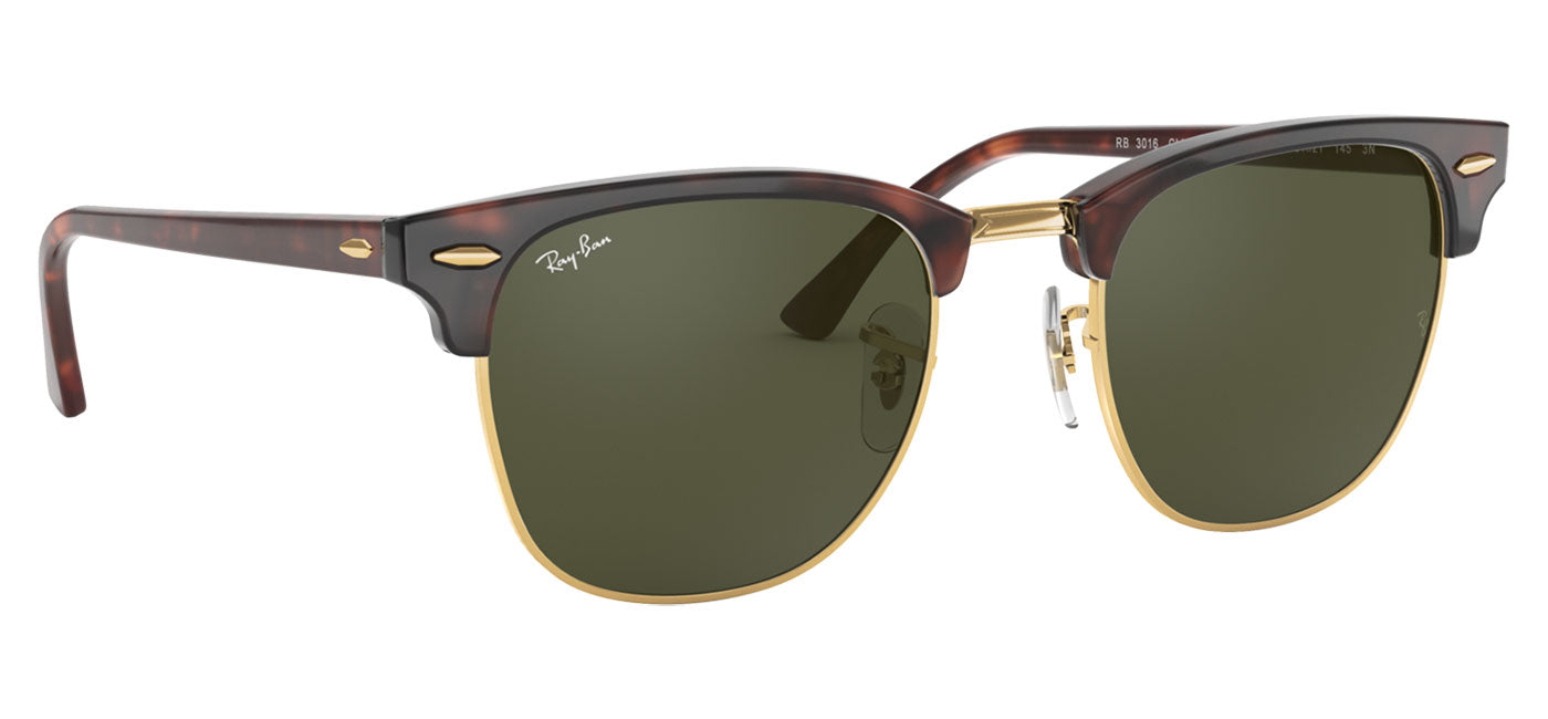 Ray-Ban RB3016 Clubmaster Sunglasses - Havana / Green