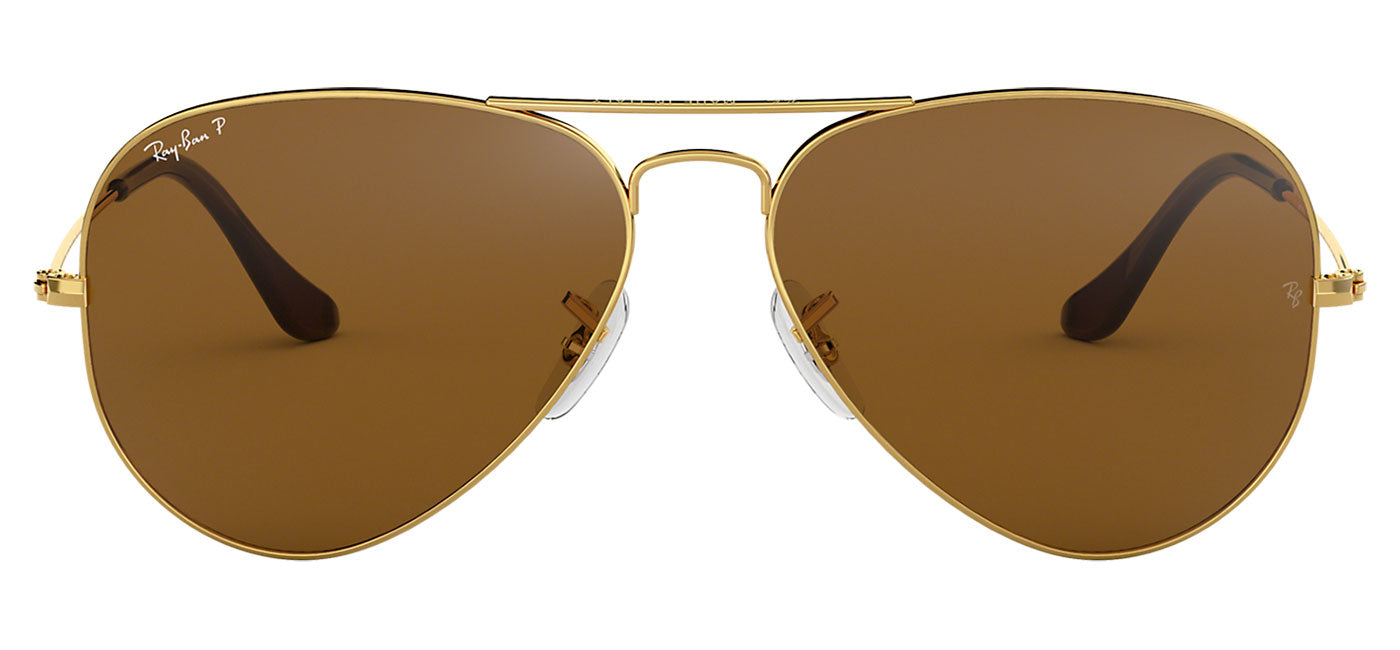 Ray-Ban RB3025 Aviator Sunglasses - Gold / Brown Polarised