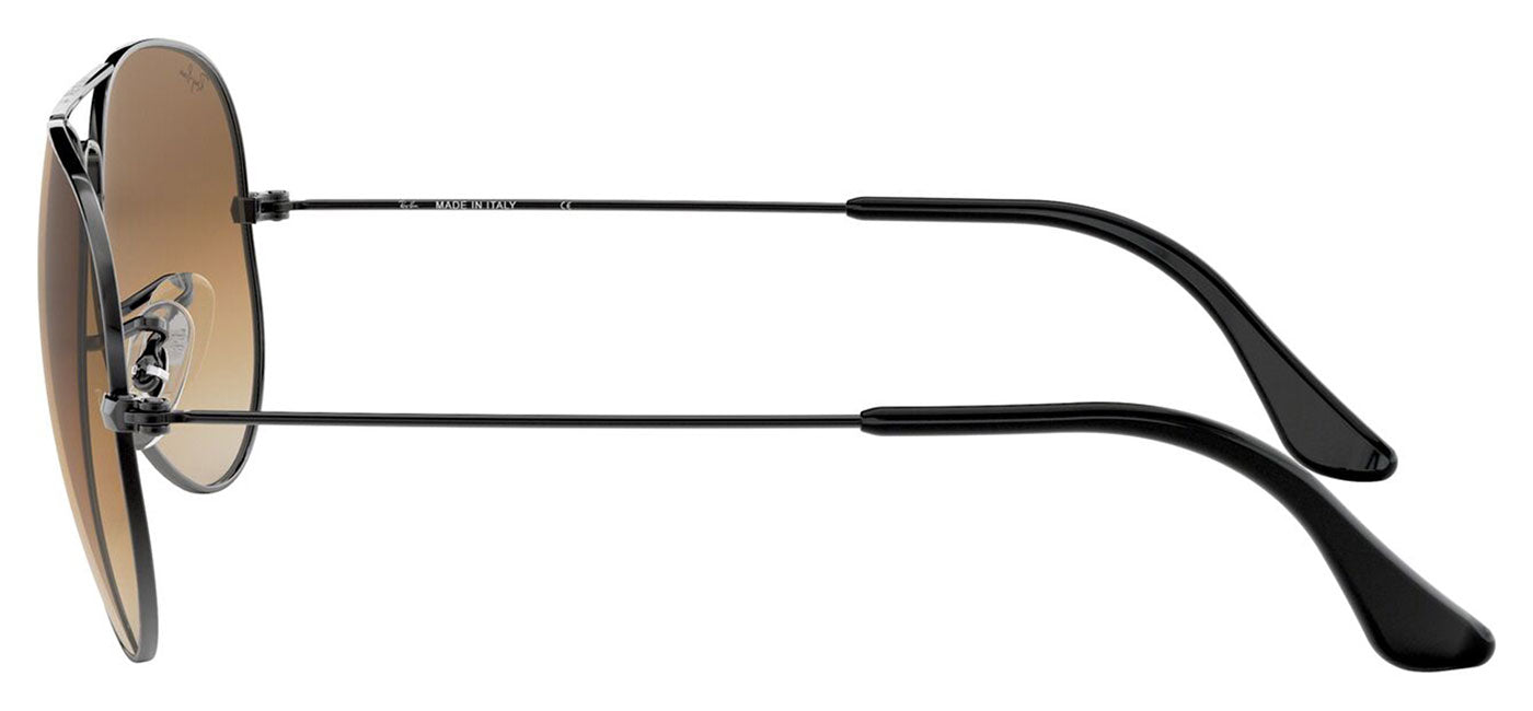 Ray-Ban RB3025 Aviator Sunglasses - Gunmetal / Brown Gradient