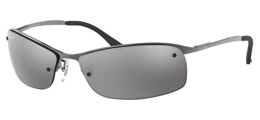 Ray-Ban RB3183 Sunglasses - Gunmetal / Silver Mirror Polarised