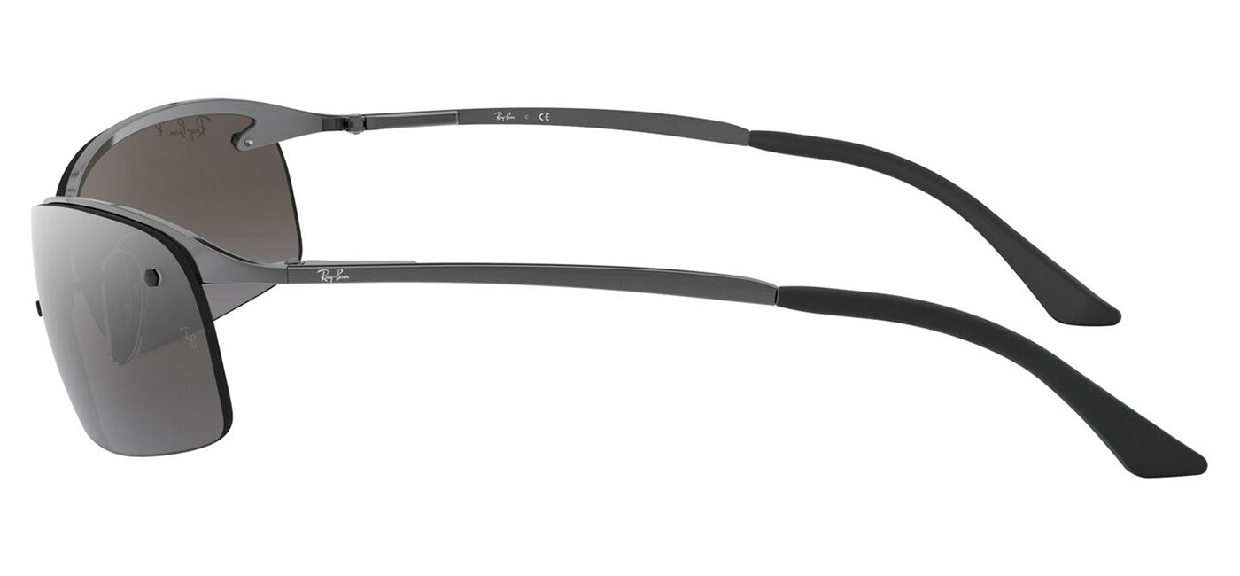 Ray-Ban RB3183 Sunglasses - Gunmetal / Silver Mirror Polarised