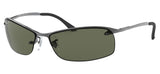 Ray-Ban RB3183 Sunglasses - Gunmetal / Green Polarised