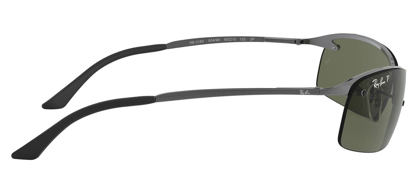 Ray-Ban RB3183 Sunglasses - Gunmetal / Green Polarised
