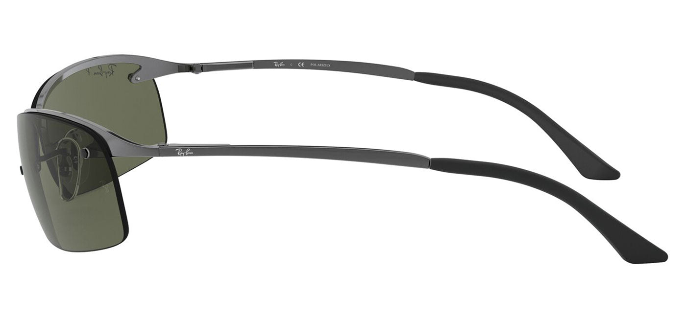 Ray-Ban RB3183 Sunglasses - Gunmetal / Green Polarised