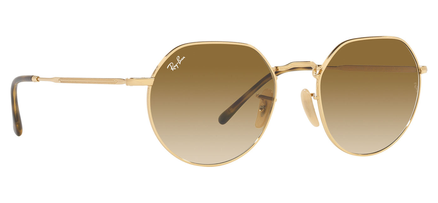 Ray-Ban RB3565 Jack Sunglasses - Gold / Light Brown Gradient