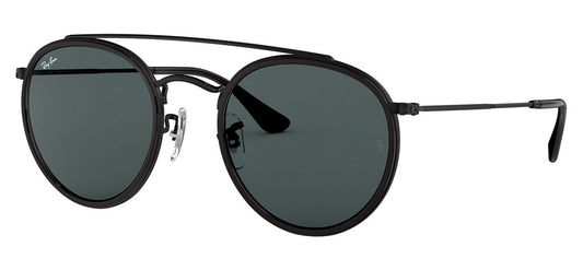 Ray-Ban RB3647N Round Double Bridge Sunglasses - Black / Grey