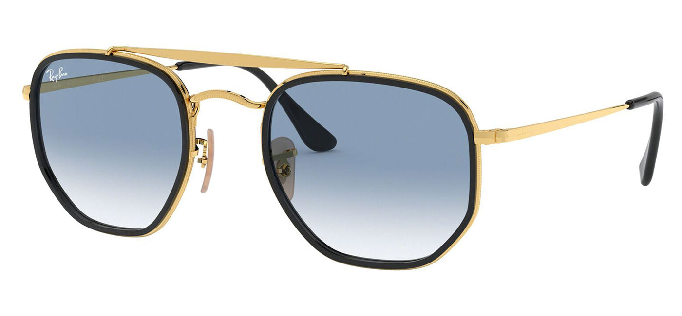 Ray-Ban RB3648M Marshal II Sunglasses - Gold / Blue Gradient