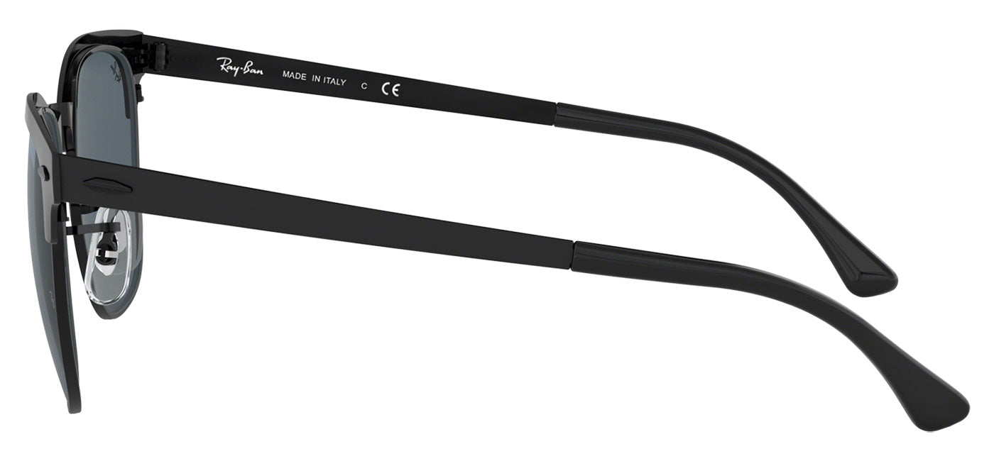 Ray-Ban RB3716 Clubmaster Metal Sunglasses - Black / Blue