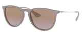 Ray-Ban RB4171 Erika Sunglasses - Rubber Sand / Brown Gradient