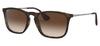 Ray-Ban RB4187 Chris Sunglasses - Tortoise / Brown Gradient