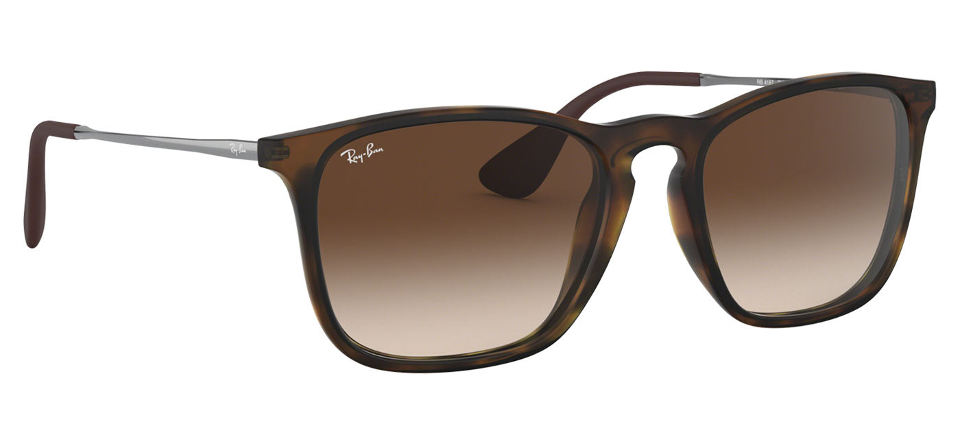 Ray-Ban RB4187 Chris Sunglasses - Tortoise / Brown Gradient