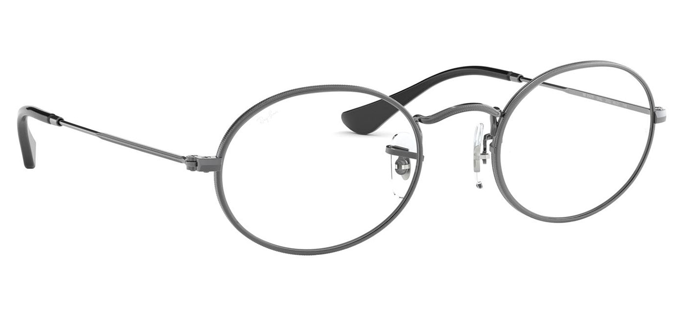 Ray-Ban RX3547V Oval Glasses - Gunmetal
