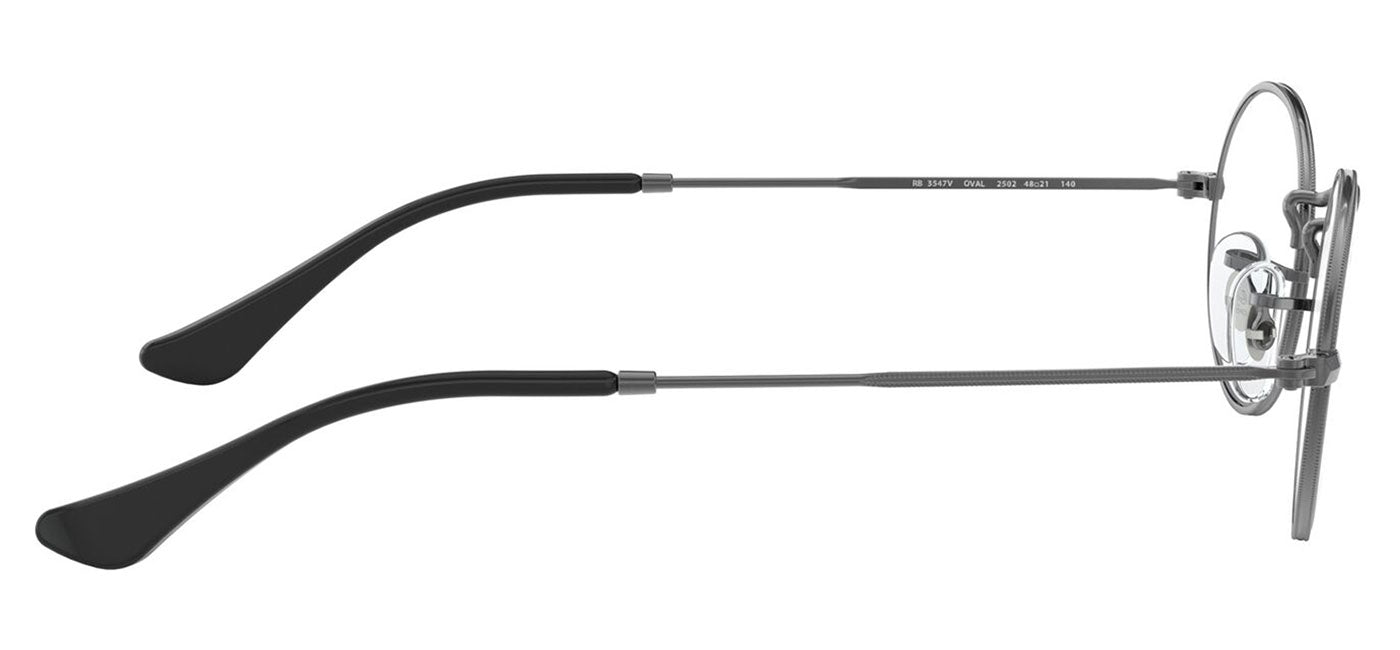 Ray-Ban RX3547V Oval Glasses - Gunmetal