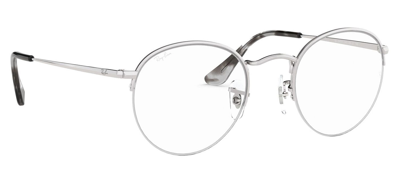 Ray-Ban RX3947V Round Gaze Glasses - Silver