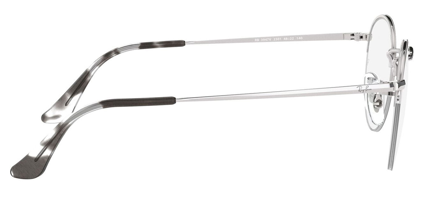 Ray-Ban RX3947V Round Gaze Glasses - Silver