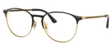 Ray-Ban RX6375 Glasses - Black & Gold