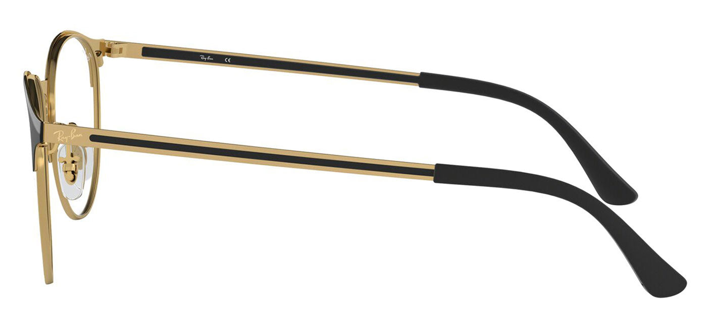 Ray-Ban RX6375 Glasses - Black & Gold