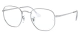 Ray-Ban RX6448 Hexagonal Glasses - Silver
