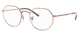 Ray-Ban RX6465 Jack Glasses - Shiny Copper