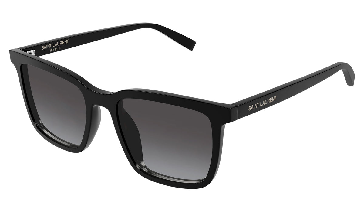 Saint Laurent SL 500 Sunglasses - Black / Grey Gradient