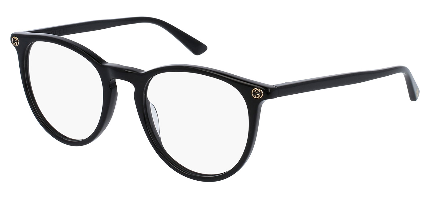 Gucci GG0027O Glasses Black Tortoise Black