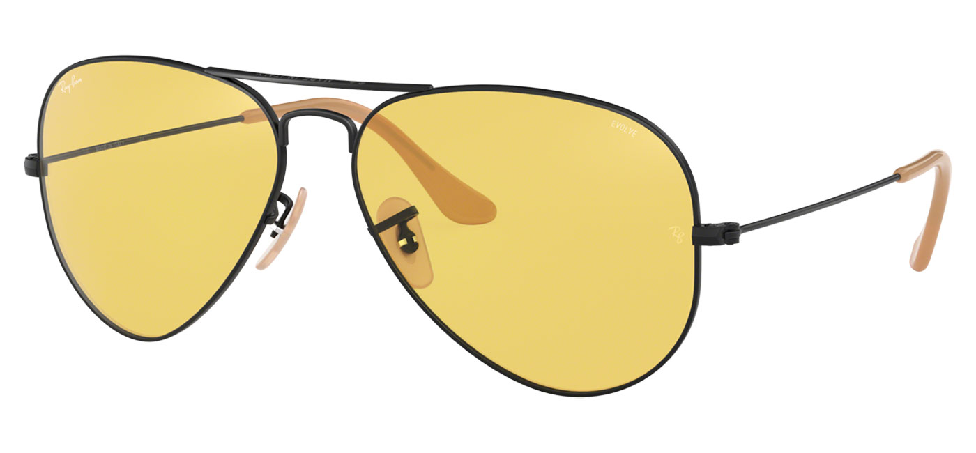 aviator yellow lens