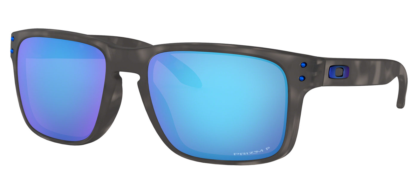 Oakley Holbrook Sunglasses - Matte Black Tortoise / Prizm Sapphire  Polarised - Tortoise+Black