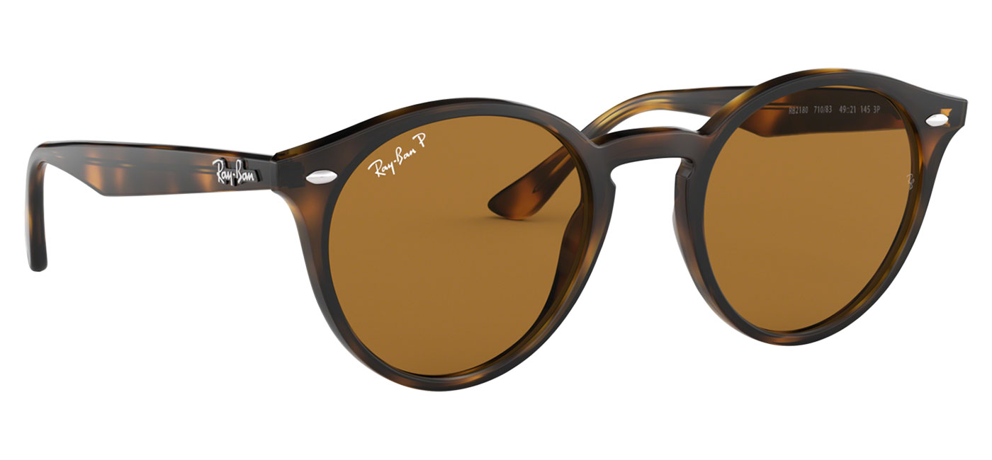 Ray-Ban RB2180 Sunglasses - Tortoise / Brown Polarised - Tortoise+Black