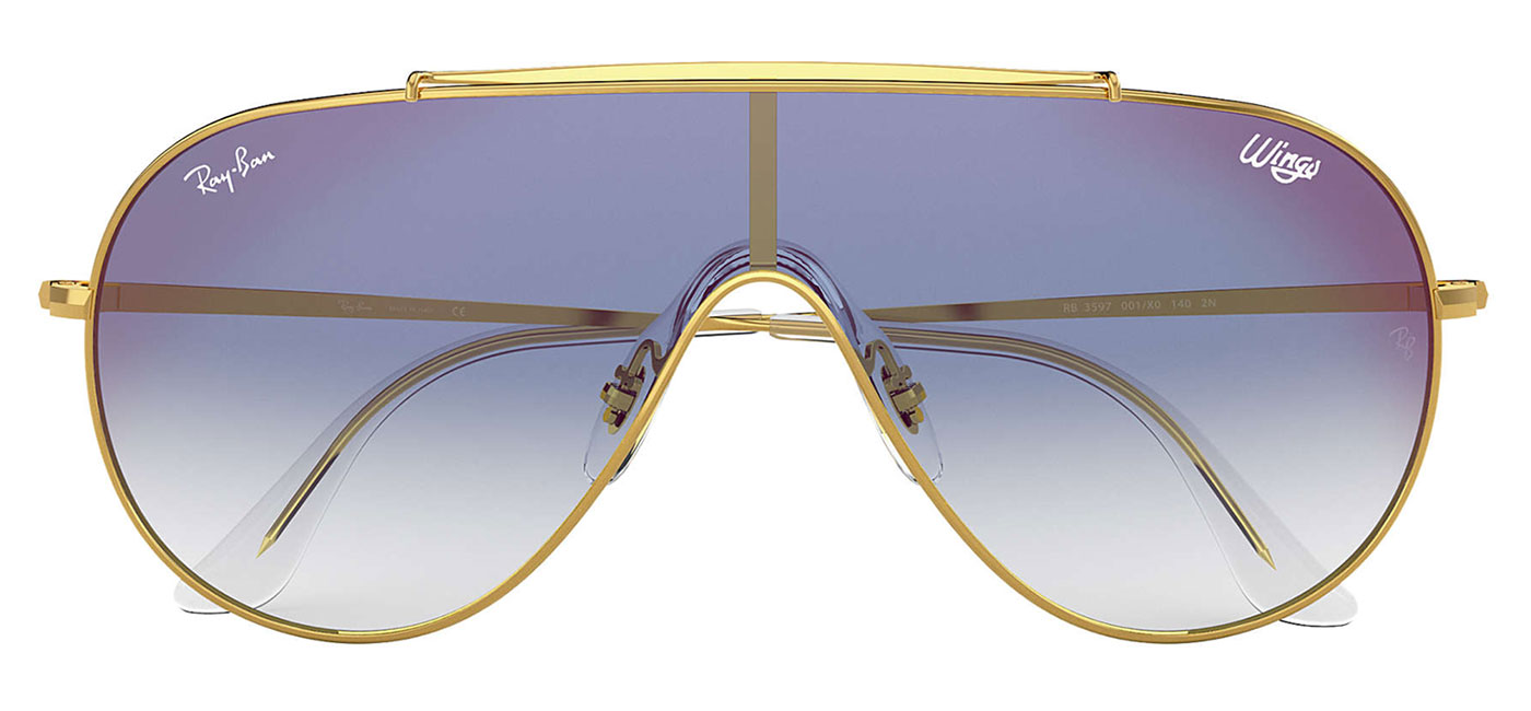 ray ban wings blue