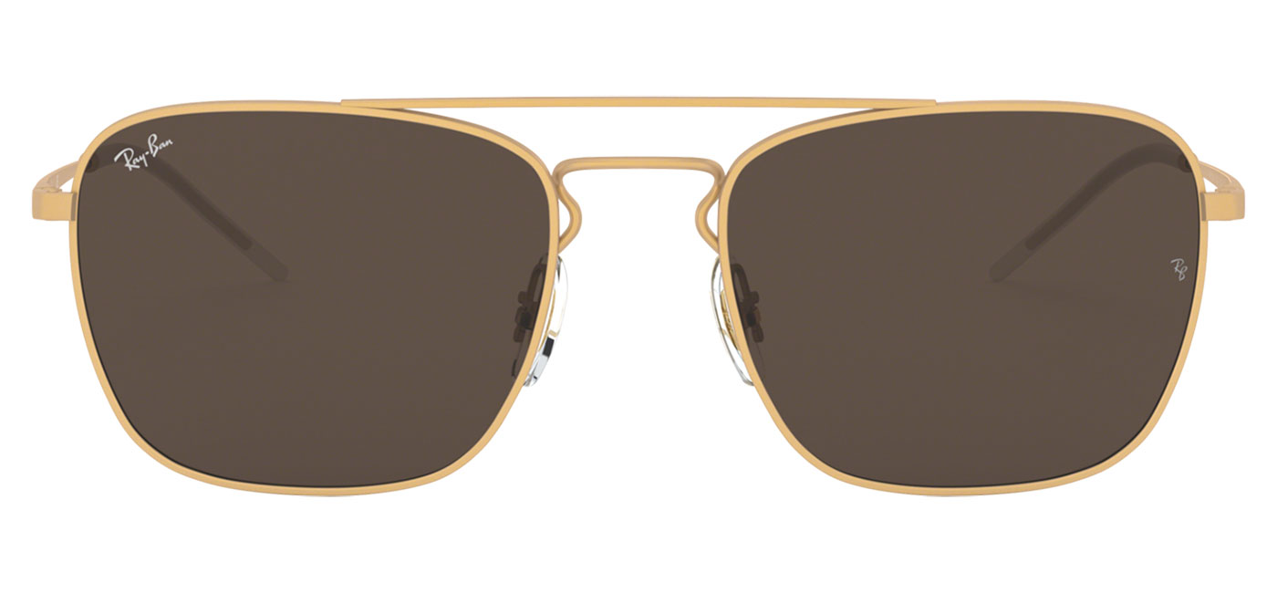 Ray-Ban RB3588 Sunglasses - Gold / Brown - Tortoise+Black