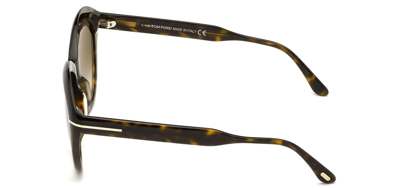 Tom Ford FT0763 Maxine Sunglasses Dark Havana Gradient Roviex
