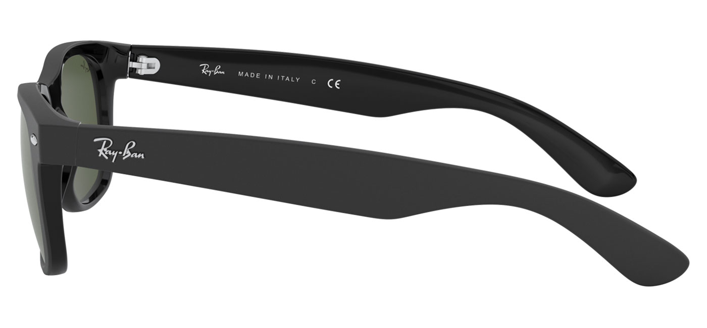 Brand New Ray-Ban New Wayfarer Sunglasses Honey on Black w/Brown Polarized  Lens. | eBay