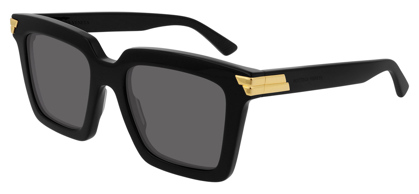 Bottega Veneta BV1005S Sunglasses - Black / Grey - Tortoise+Black