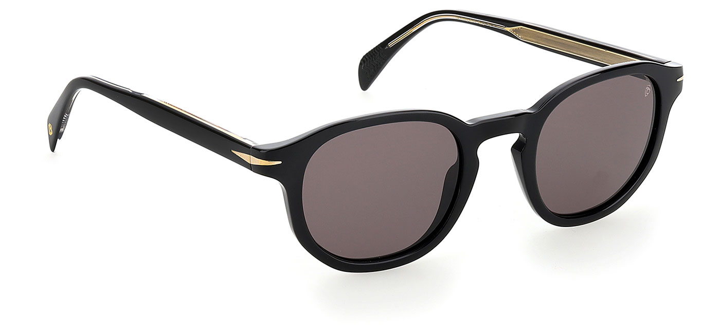 David Beckham DB1007/S Sunglasses - Black / Grey - Tortoise+Black