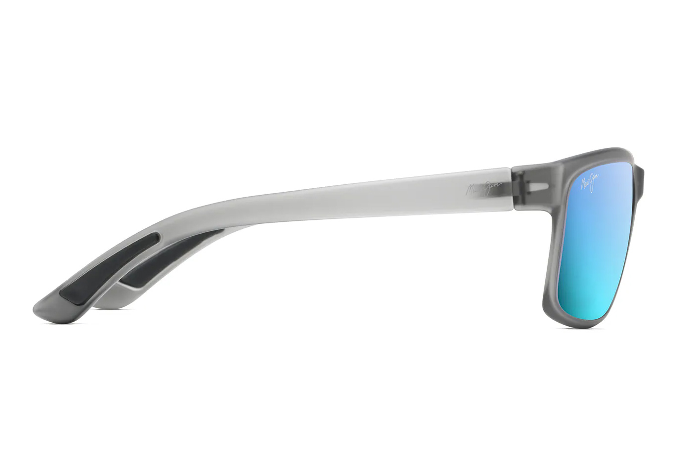 Maui Jim Pokowai Arch Sunglasses - Translucent Matte Grey / Blue Hawaii ...