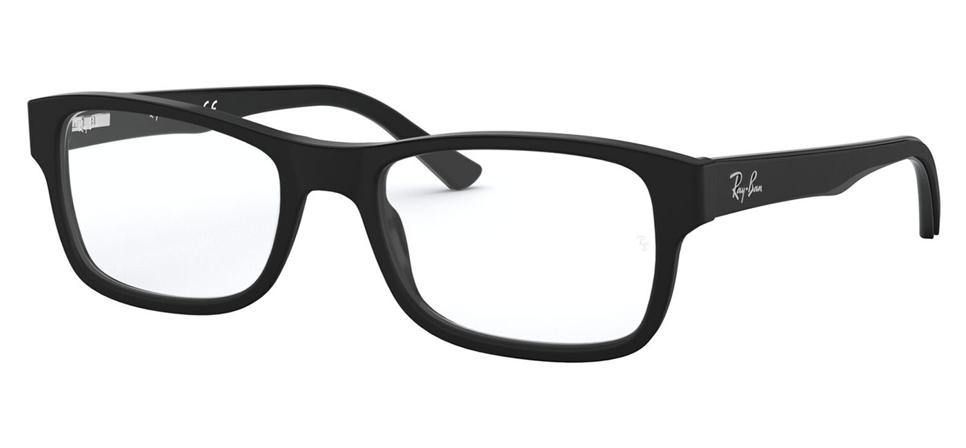Ray-Ban RX5268 Glasses - Matte Black - Tortoise+Black