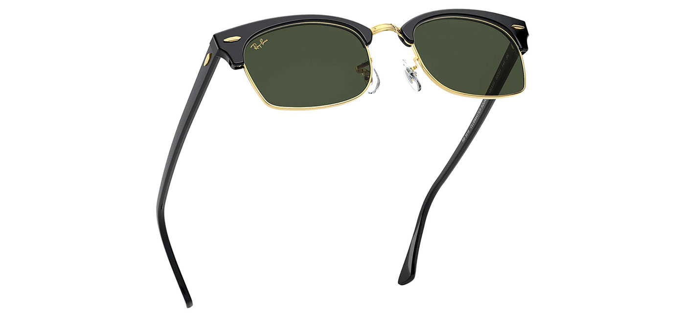 Ray Ban Rb3916 Clubmaster Square Sunglasses Black Green Tortoise Black Ray Ban Rb3916 Clubmaster Square Sunglasses Black Green Tortoise Black