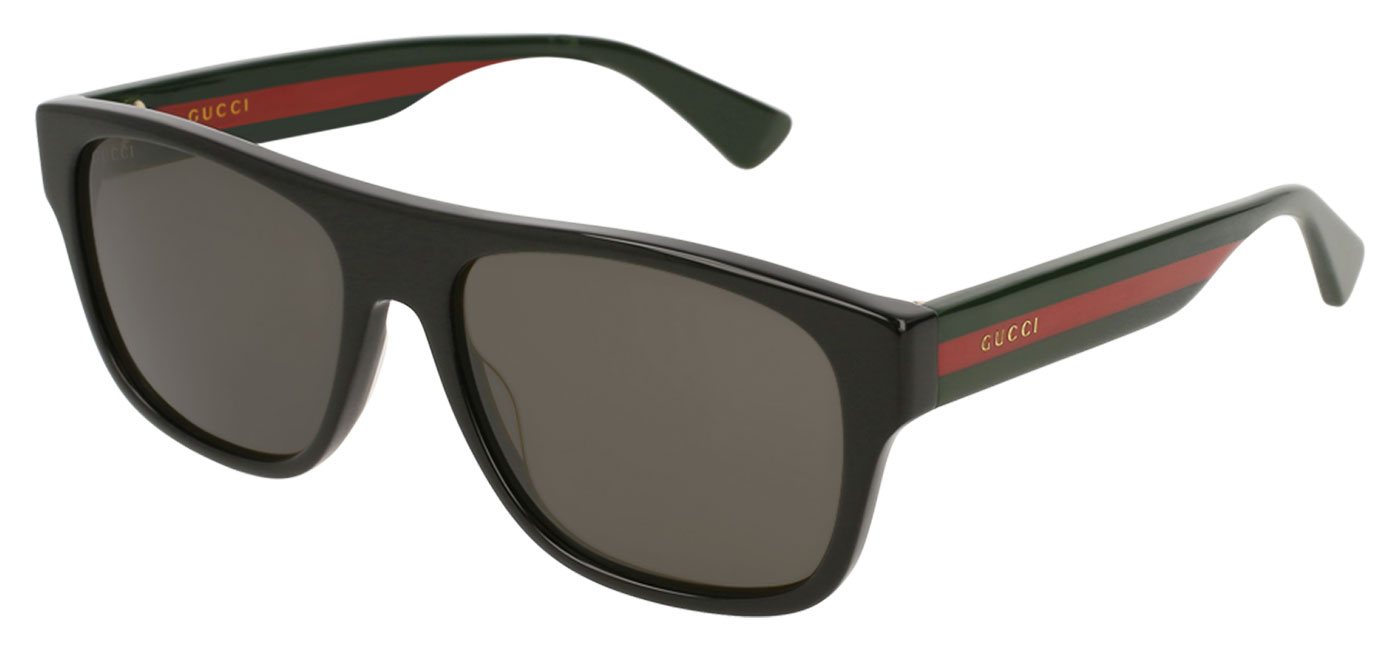 Gucci Gg0341s Sunglasses Black Grey Polarised Tortoise Black