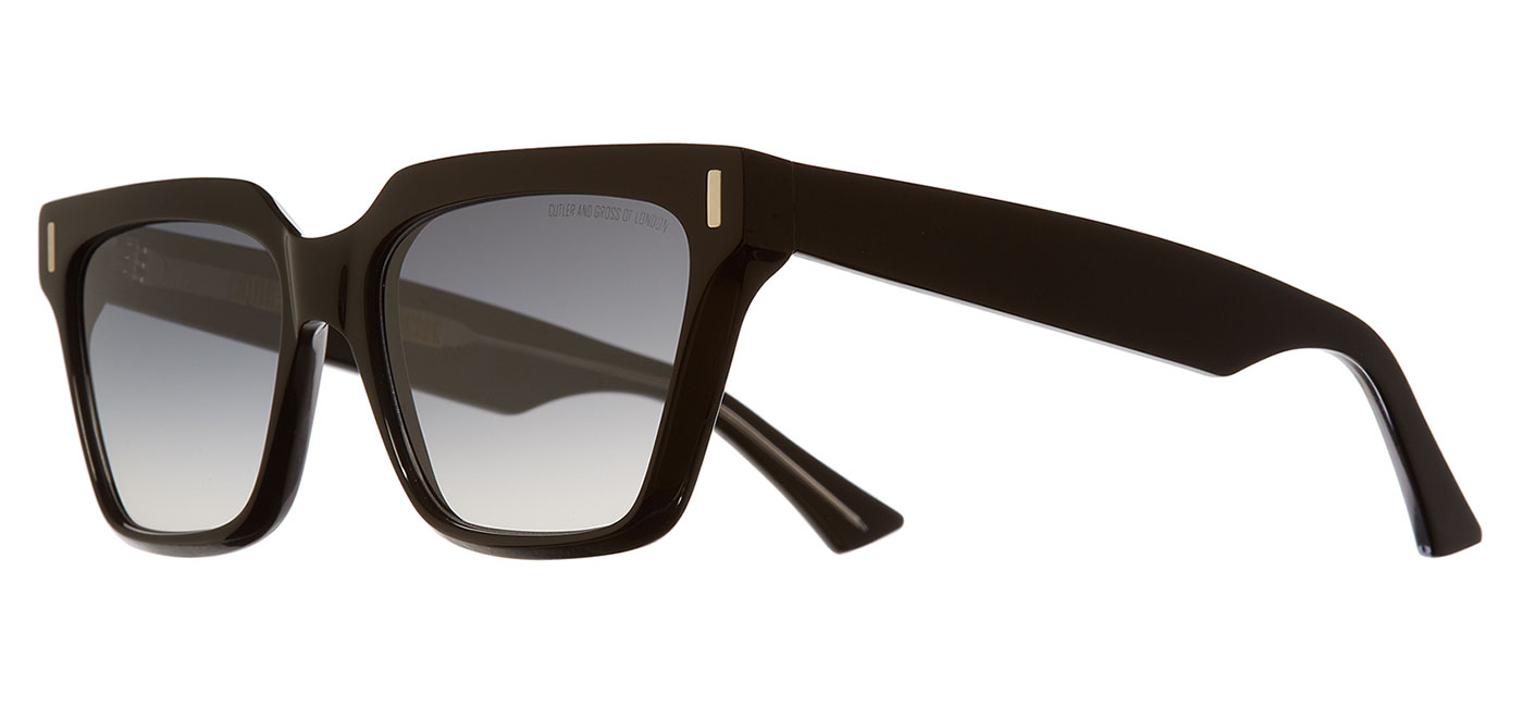 Cutler and Gross 1347 Sunglasses - Black Taxi / Grey Gradient ...