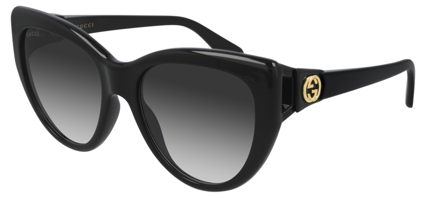 Gucci GG0877S Prescription Sunglasses - Black / Grey Gradient ...