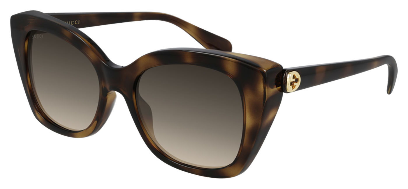 Gucci GG0921S Sunglasses - Havana / Brown Gradient - Tortoise+Black
